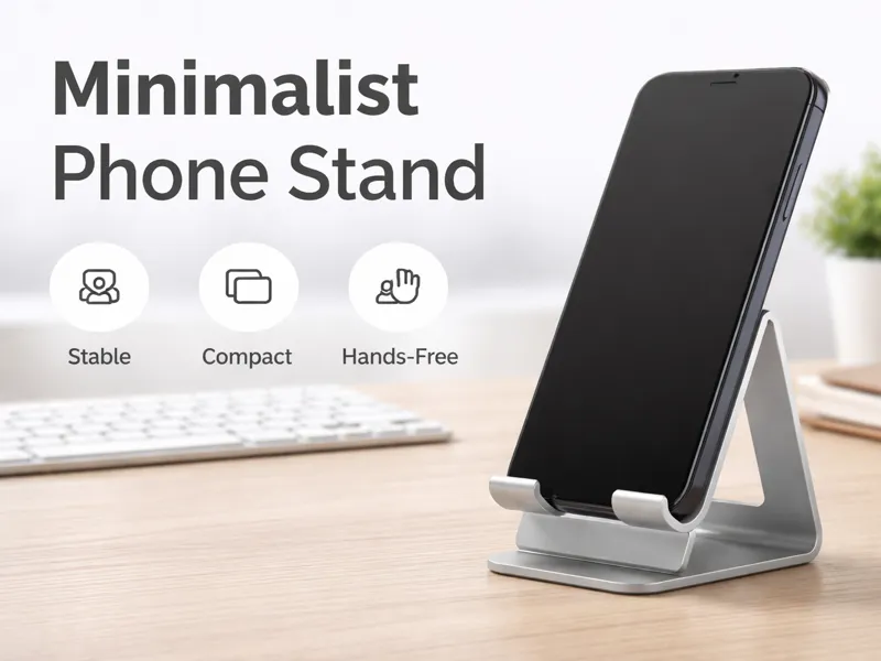 Minimalist Phone Stand/Stable Compact & Hands free