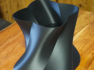 Moderne geschwungene Vase