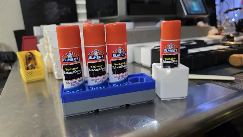Gridfinity storage for Elmer's Glue Stick (22g)