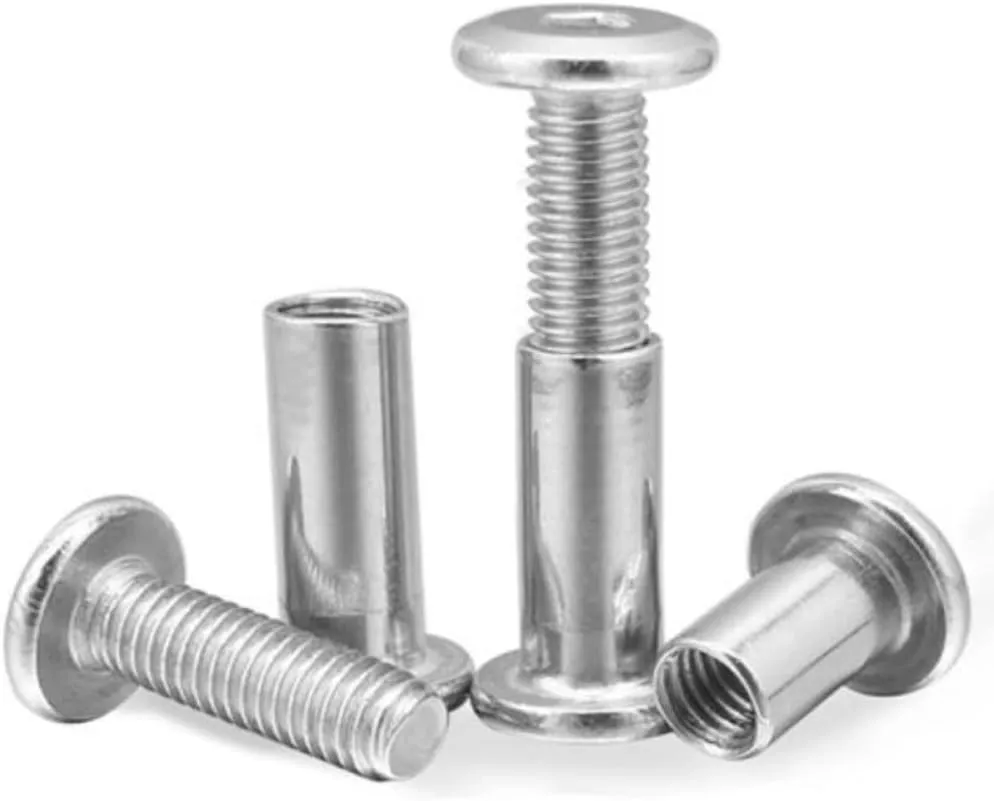 VLIZO Binding Screws M4 M5 M6 M8 Stainless Steel Hex Drive Connector ...