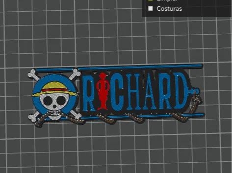 Richard one piece logo , no ams
