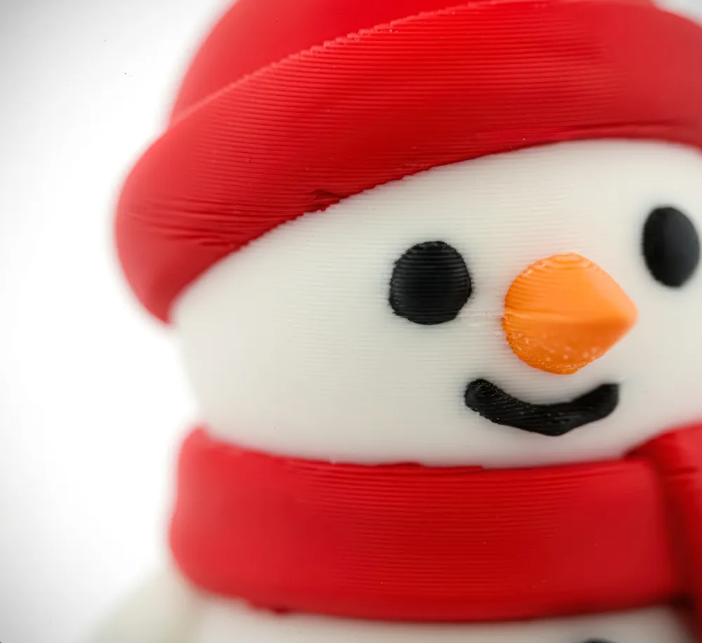 Articulated Christmas Snowman - Free 3D Print Model - MakerWorld