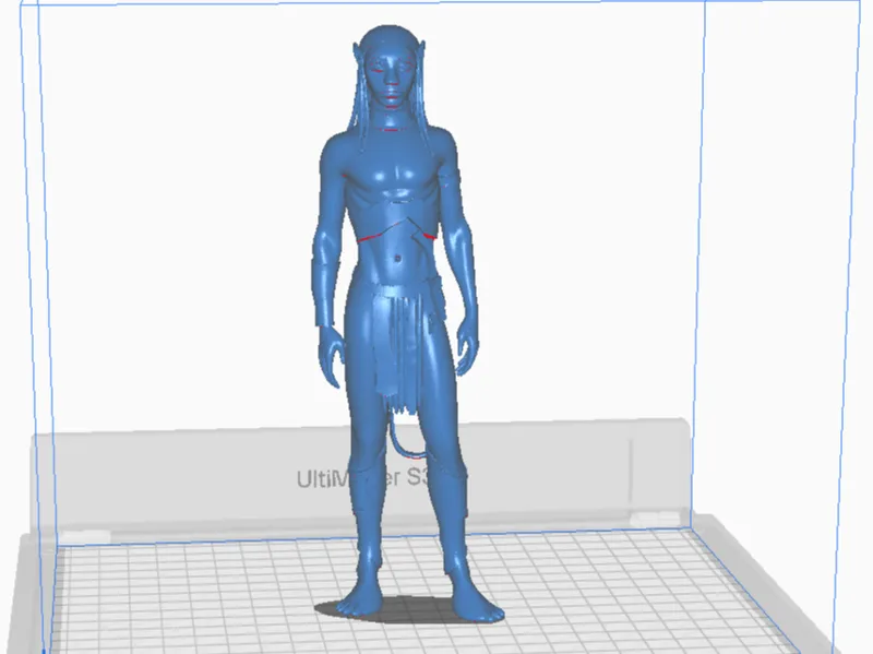 Personaje de la película Avatar en formato stl