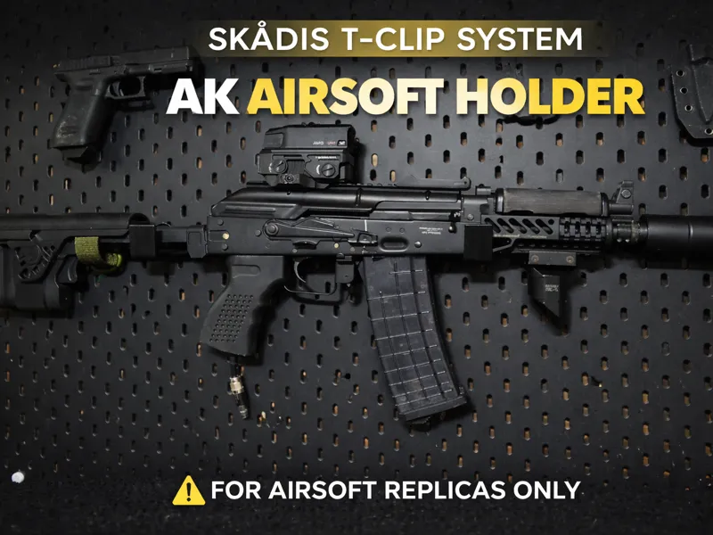 AK (Airsoft) wallmount for Skadis