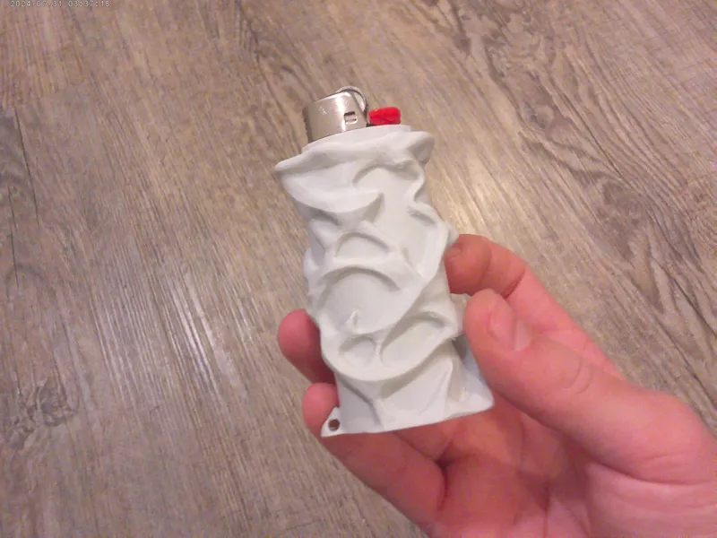 Voronoi Pattern Bic Sleeve