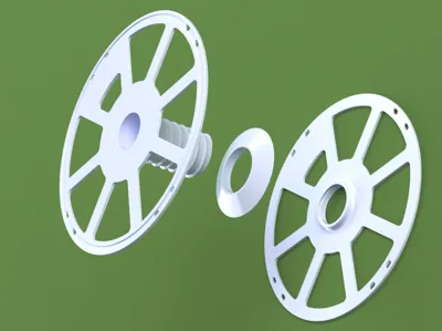 200G/250G Small Spool to Large Spool Converter