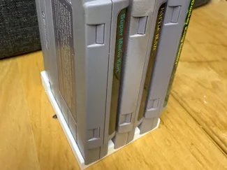 Parametric SNES Cart Rack for Shelf Display