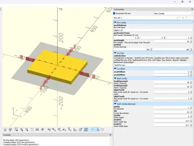 A1 Mini Part Cutter - OpenSCAD