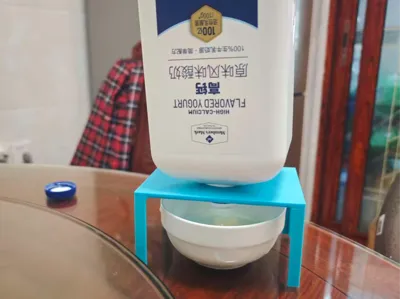 Yogurt pouring aid, draining rack, for Sam's Club 1.8KG yogurt
