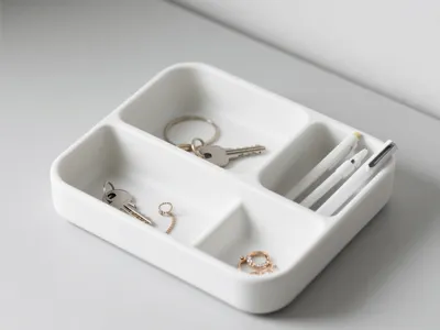 "Minimalist Quadrant Tray"