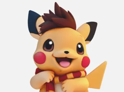pikachu style harry potter