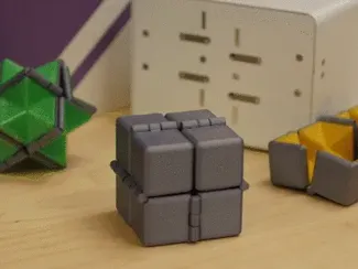 Colorful variation fidget star