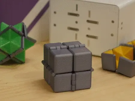 Colorful variation fidget star