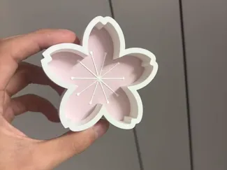 樱花托盘首饰托盘美甲盘