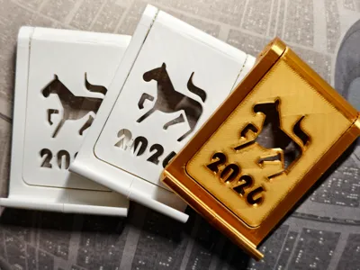 Phone Stand (Year of the Horse Ratchet Version)