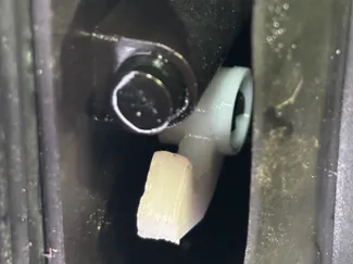 BMW i3 Charge port door actuator lock hook