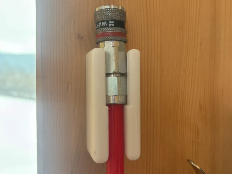 Druckluftschlauch Halter für Kupplung