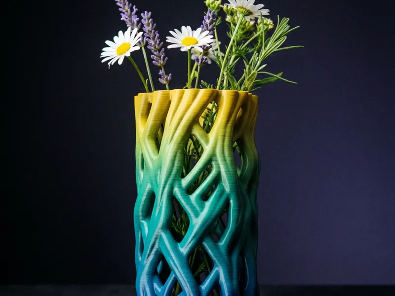 Organic Voronoi Vase|Flower Pot |Modern Home Decor