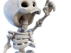 Skeleton from clash royale and clash of clans