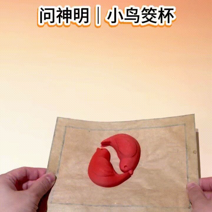 小鸟筊杯 掷筊 跋杯 圣杯 闽南/潮汕的求签仪式 玄学 民俗