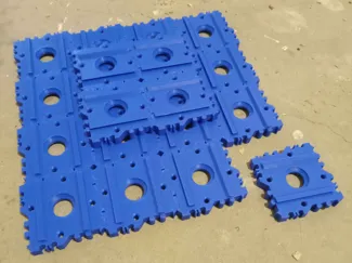 Sliding tiles expandable