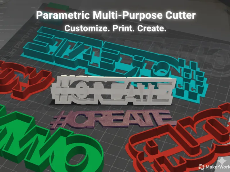 Parametric Multi-Purpose Cutter & Mould 