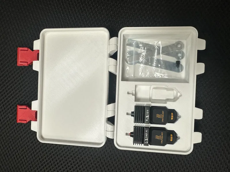 用于三个带硅胶套的H2D/H2S/P2S热端的储物盒子