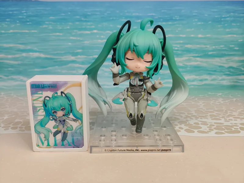 布鲁克初音-未来有你 替换脸&手收纳+立牌展示盒