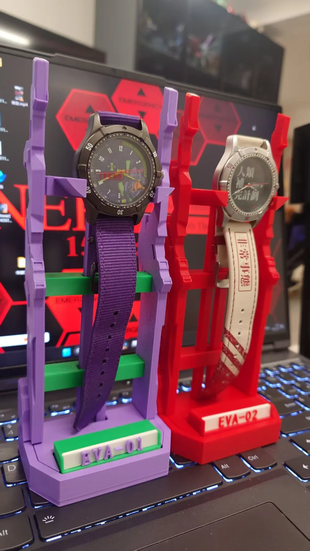 Eva Stand EVA Watch Mystery Box Display Stand - Free 3D Print Model - MakerWorld