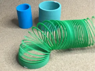 Mr. Slinky (programmatically generated G-code)