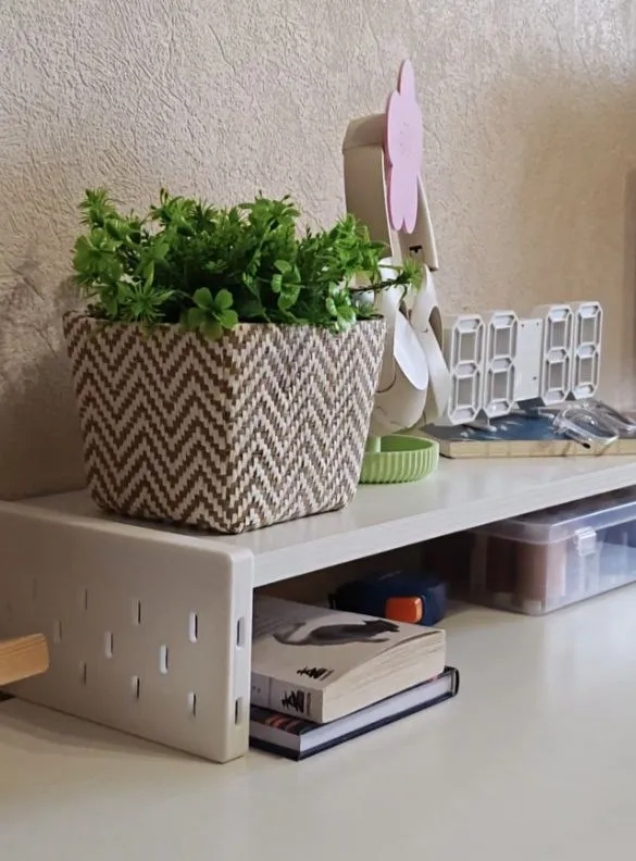 Monitor Riser with skadis ikea - Free 3D Print Model - MakerWorld