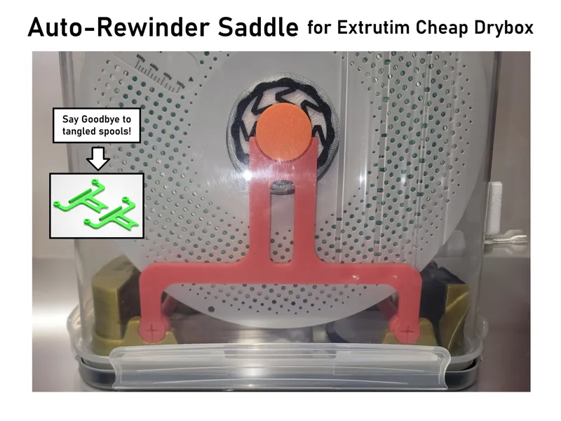 Auto-Rewinder Saddle for Extrutim Cheap Drybox