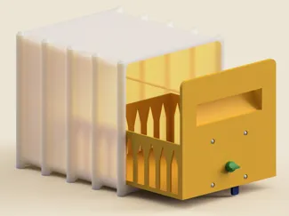 Table-top Storage unit [Lockable & Compact Drawer]
