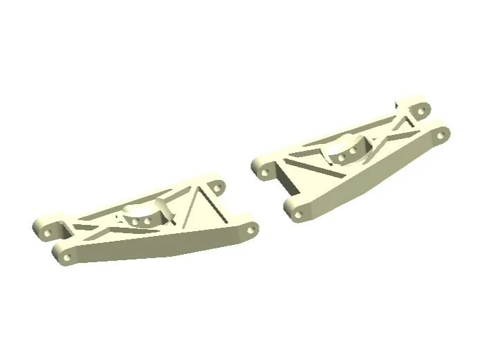 RC10 '89 Stealth Front Arms (added shock mount)
