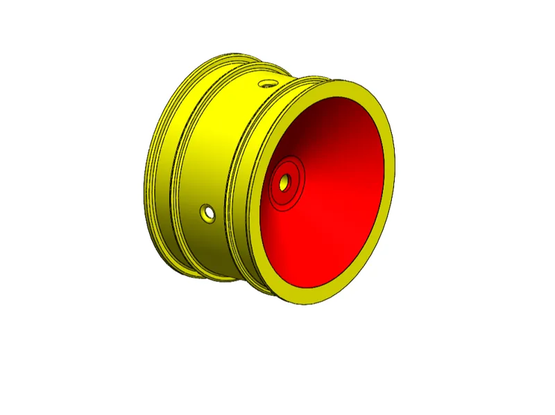 RC10 2-piece wheel (3/16" axle rear wheel)