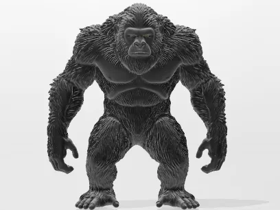 Majestic Silverback Gorilla 