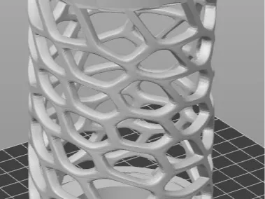 Multi funcional voronoi vase holder lamp G0008