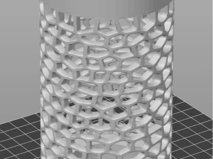 Multi funcional voronoi vase holder lamp G0010