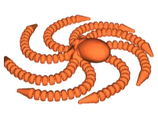 Articulated octopus