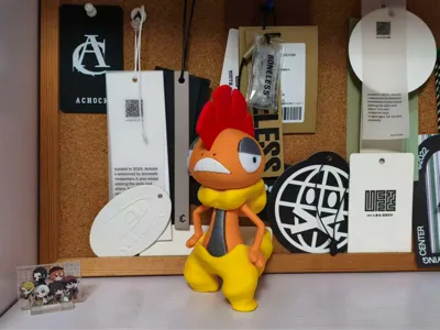 26.1.13 Pokemon Scrafty 15cm tall