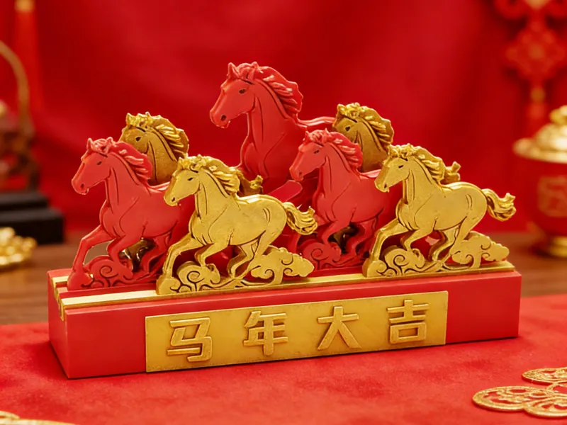 骏马奔腾----马年桌面摆台