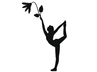 Yoga wall decoration