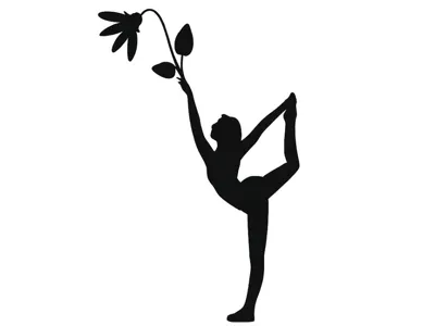 Yoga wall decoration
