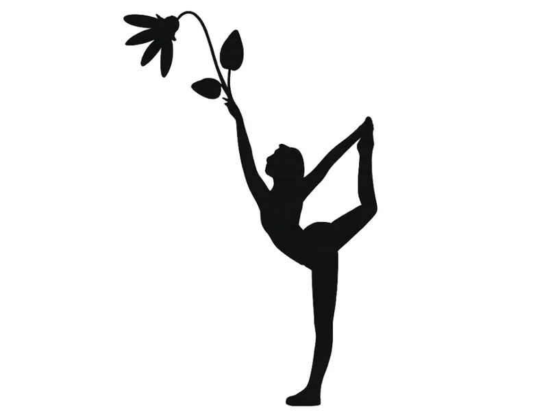Yoga wall decoration