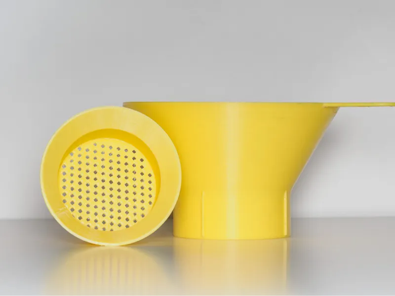 Wide Mouth Jar Funnel w/Strainer