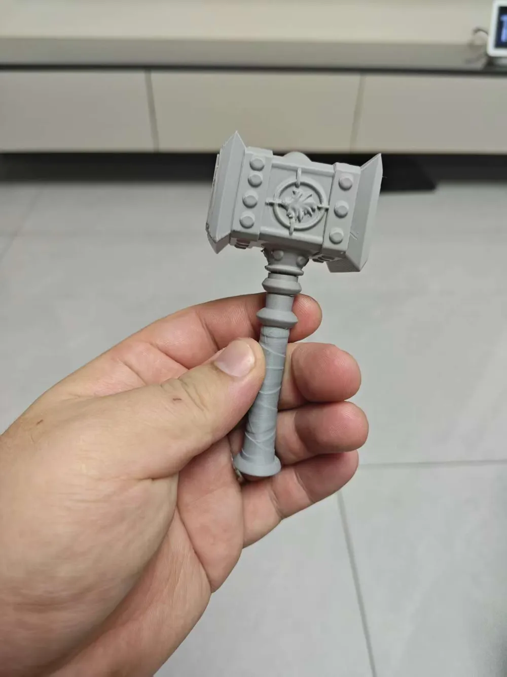 World of Warcraft Thrall's Doomhammer - Free 3D Print Model - MakerWorld