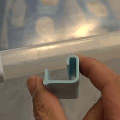 IKEA Samla Transparent Storage Box Clips
