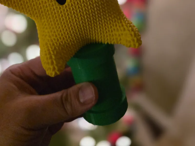Warp Pipe Tree topper cone for Knitted Star