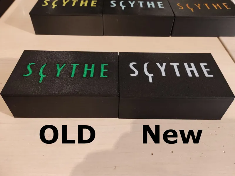 Scythe storage boxes lids remake