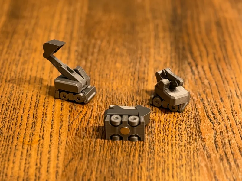Tiny magnetic excavator (magnet 6x3mm)